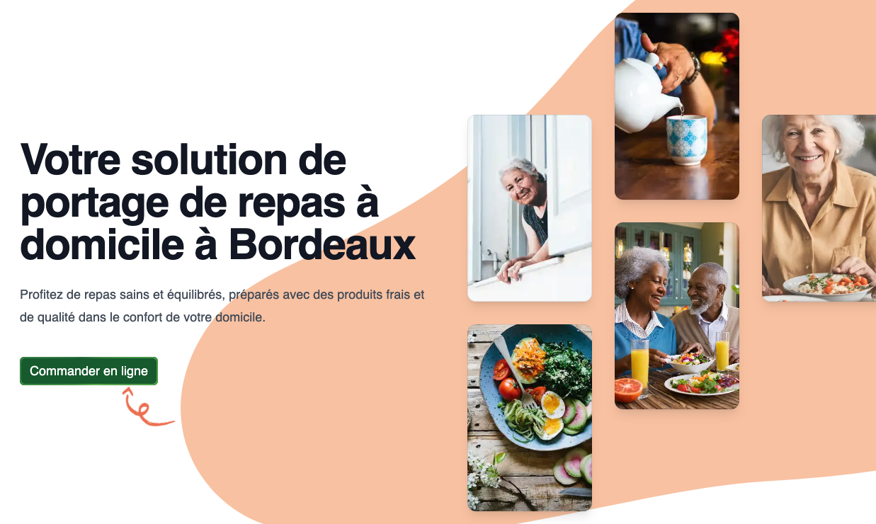 Création d'un site internet avec accès client et systeme de commande de repas